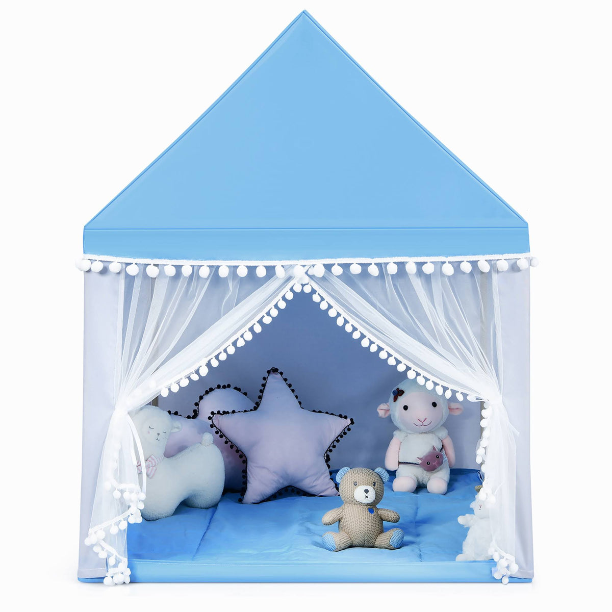 Pink Blue Kids Play Tent with Mat D3346