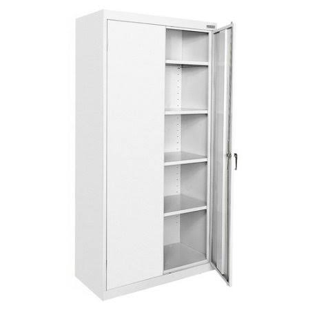 White 2 Door Storage Cabinet H38532