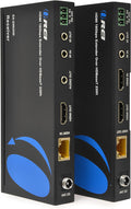 4K UltraHD Extender over HDBaseT Balun Full 18Gbps Over CAT 5/6/7 Ethernet Cable E544185