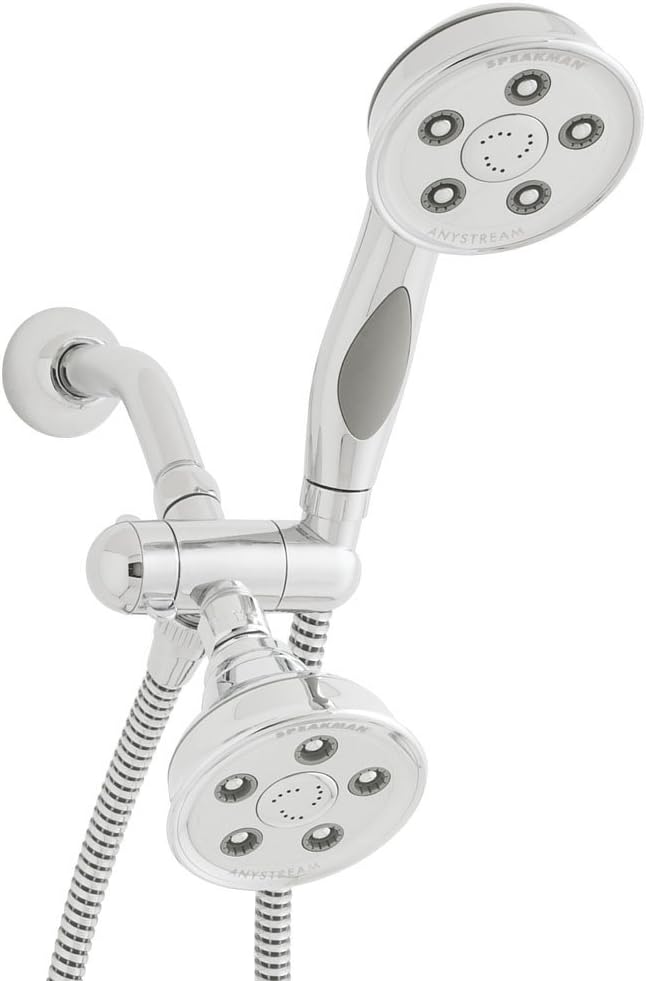 Polished Chrome Handheld Shower Head, 2.5 GPM, Pack of 2 M33733