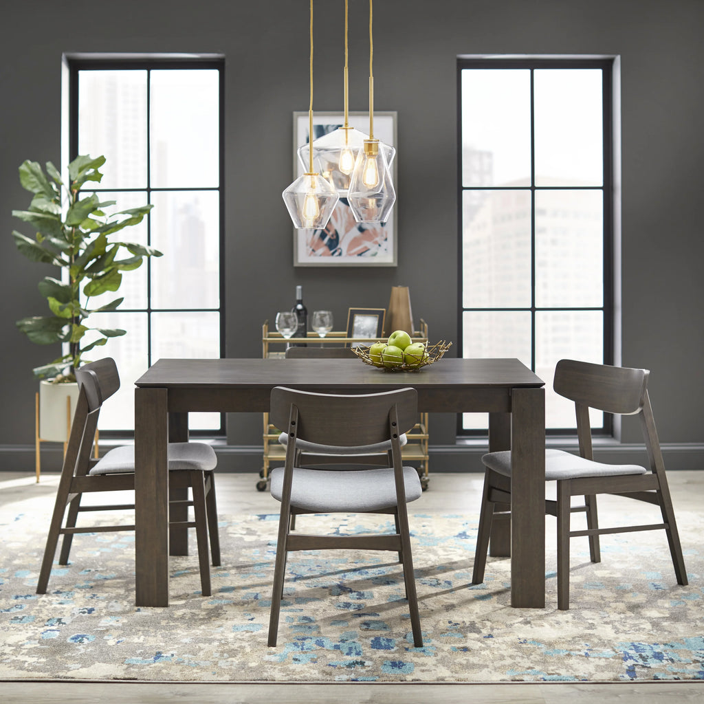 Rustic Gray Rectangular Dining Table N850586