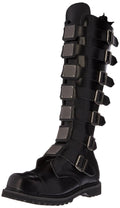 Black Leather Reaper 30 Shoes U96258