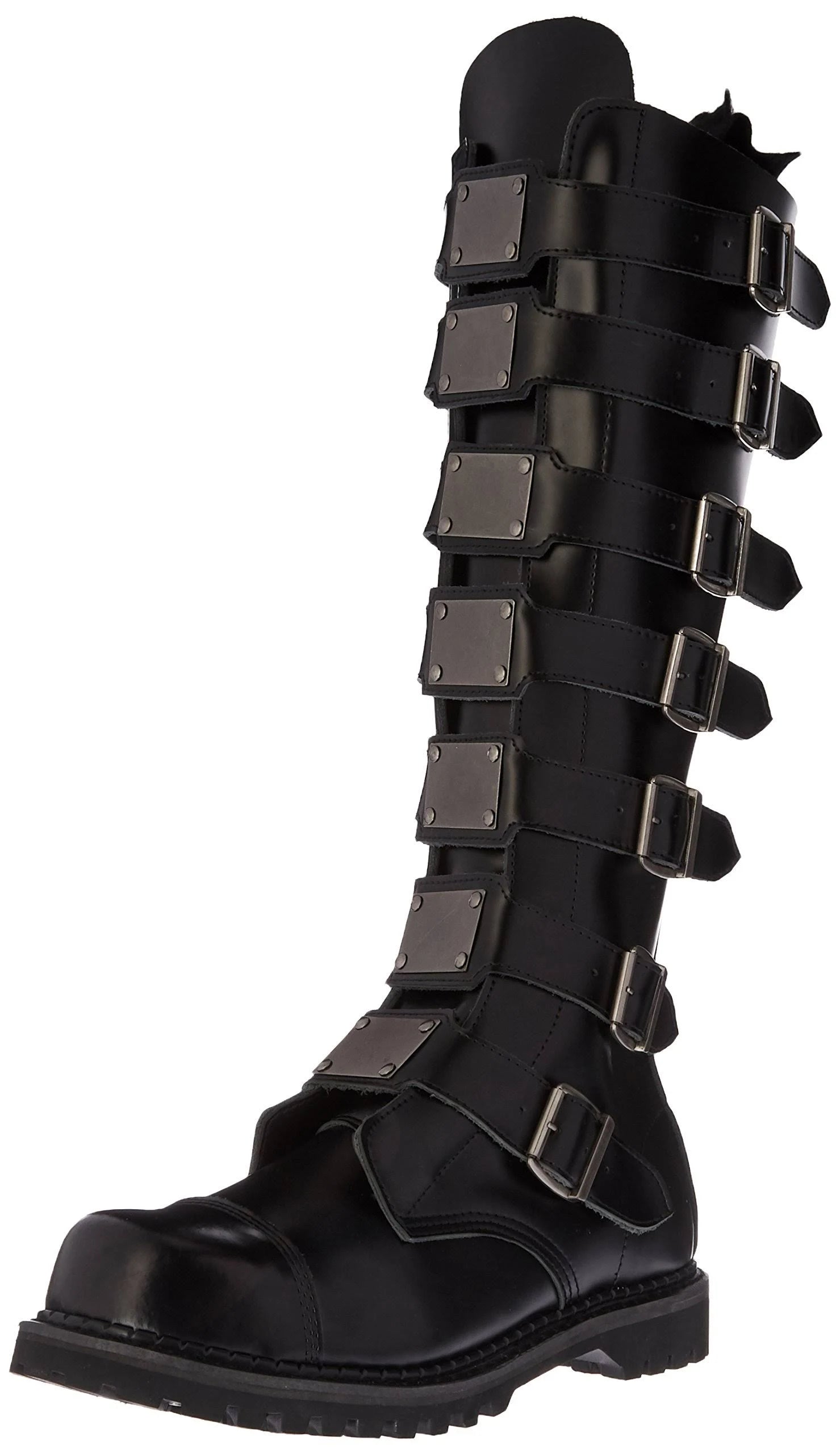Black Leather Reaper 30 Shoes U96258