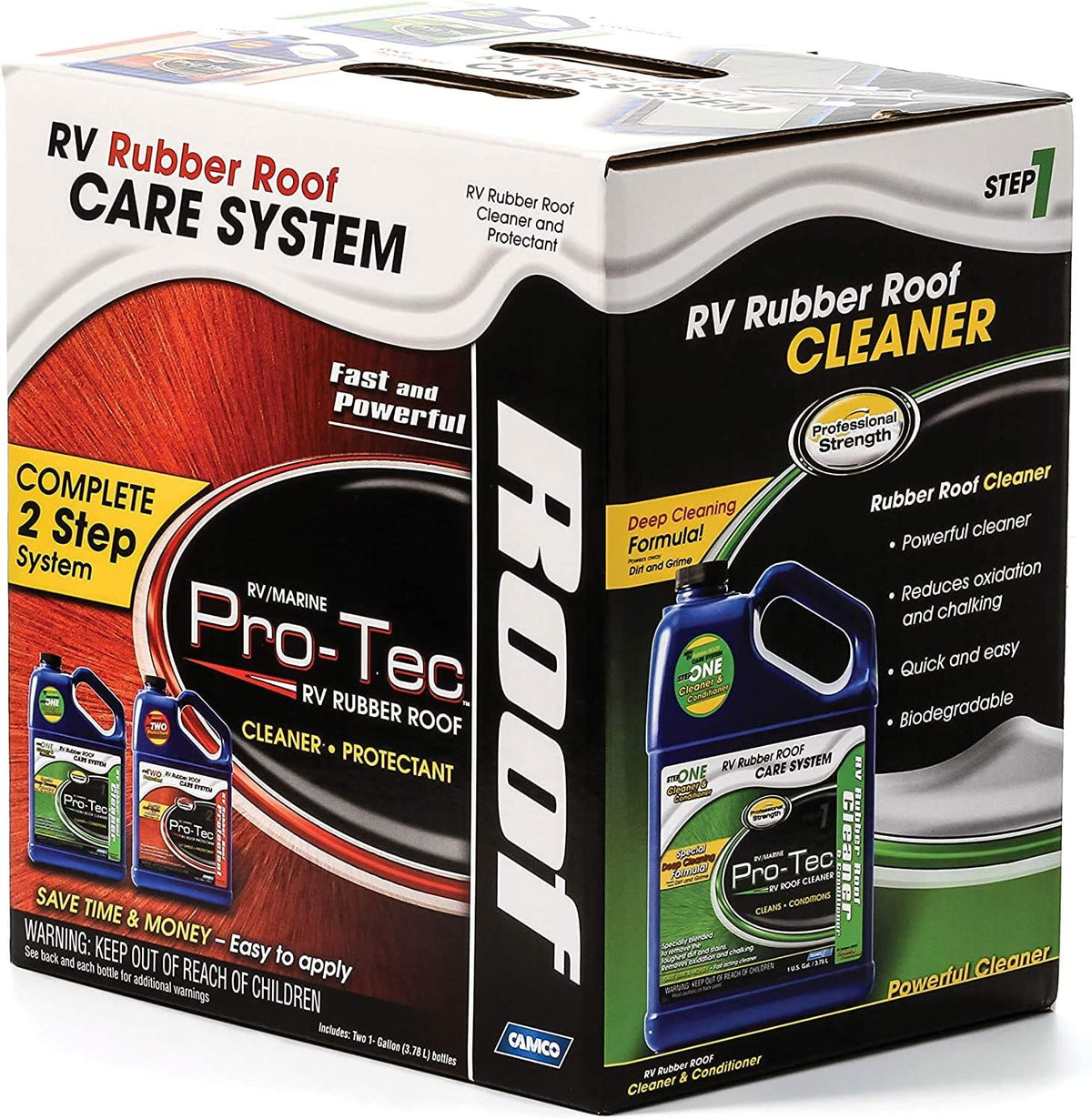 2 Pack RV Rubber Roof Care System I249