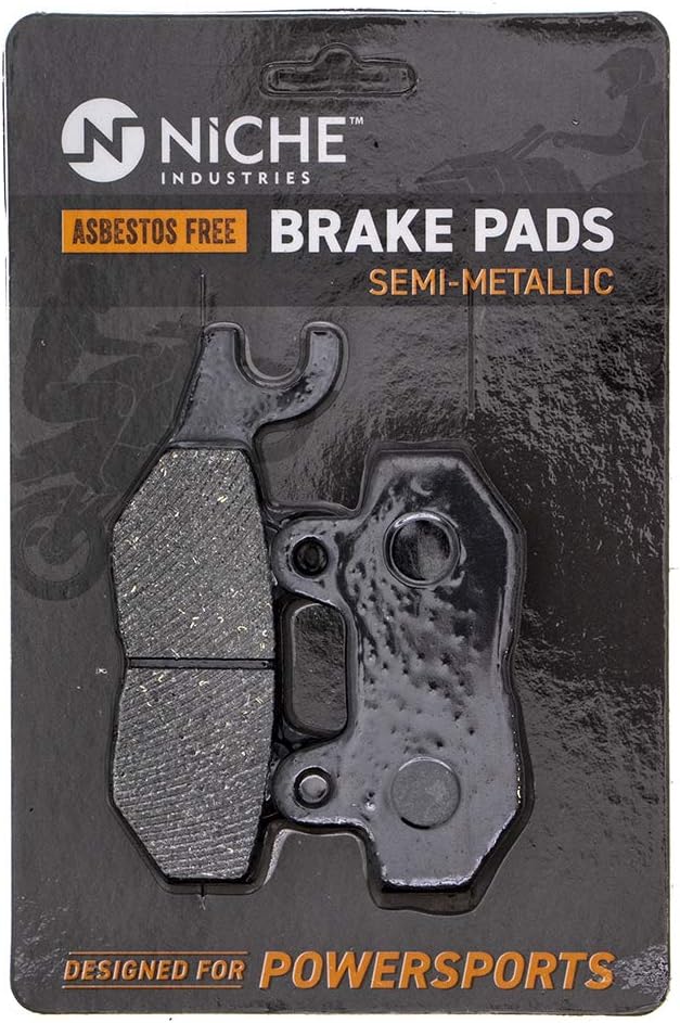 Front Semi-Metallic Brake Pad Set Pack of 2 Z807
