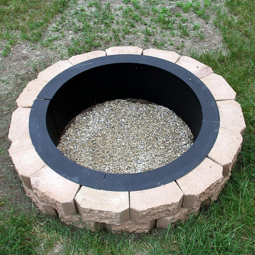 33 Inch Outside x 27 Inch Inside Durable Steel Fire Pit Ring Q635