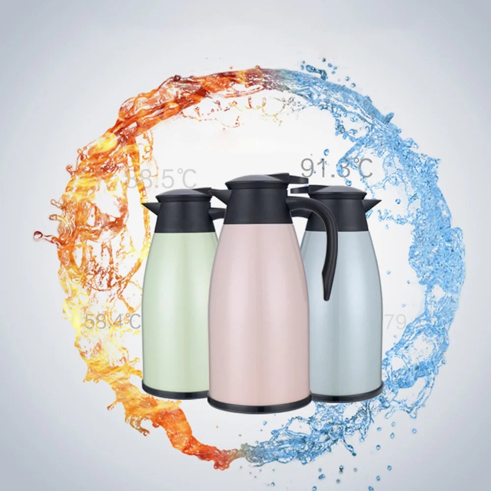 Stainless Steel Insulation Bottle Double Walled Vacuum Flask 2L M786