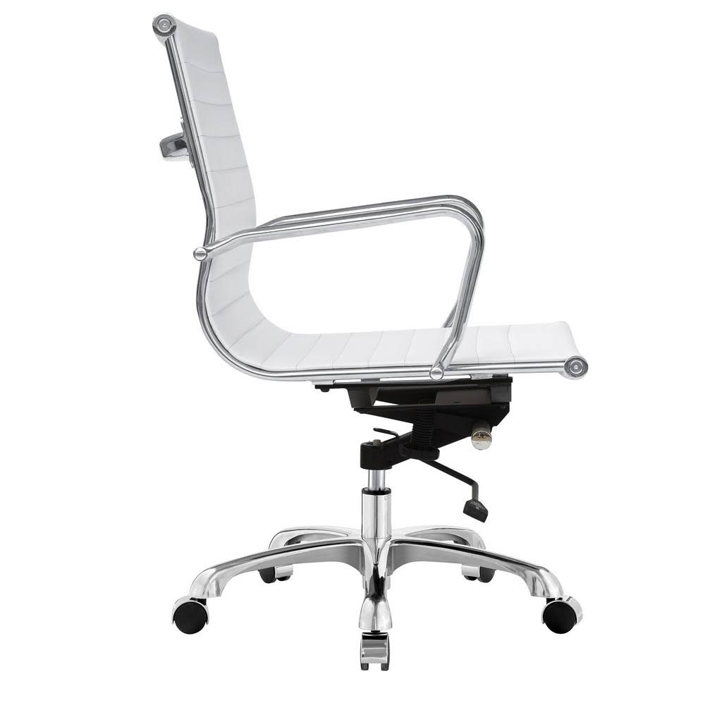 White Mid Back Office Chair I463142