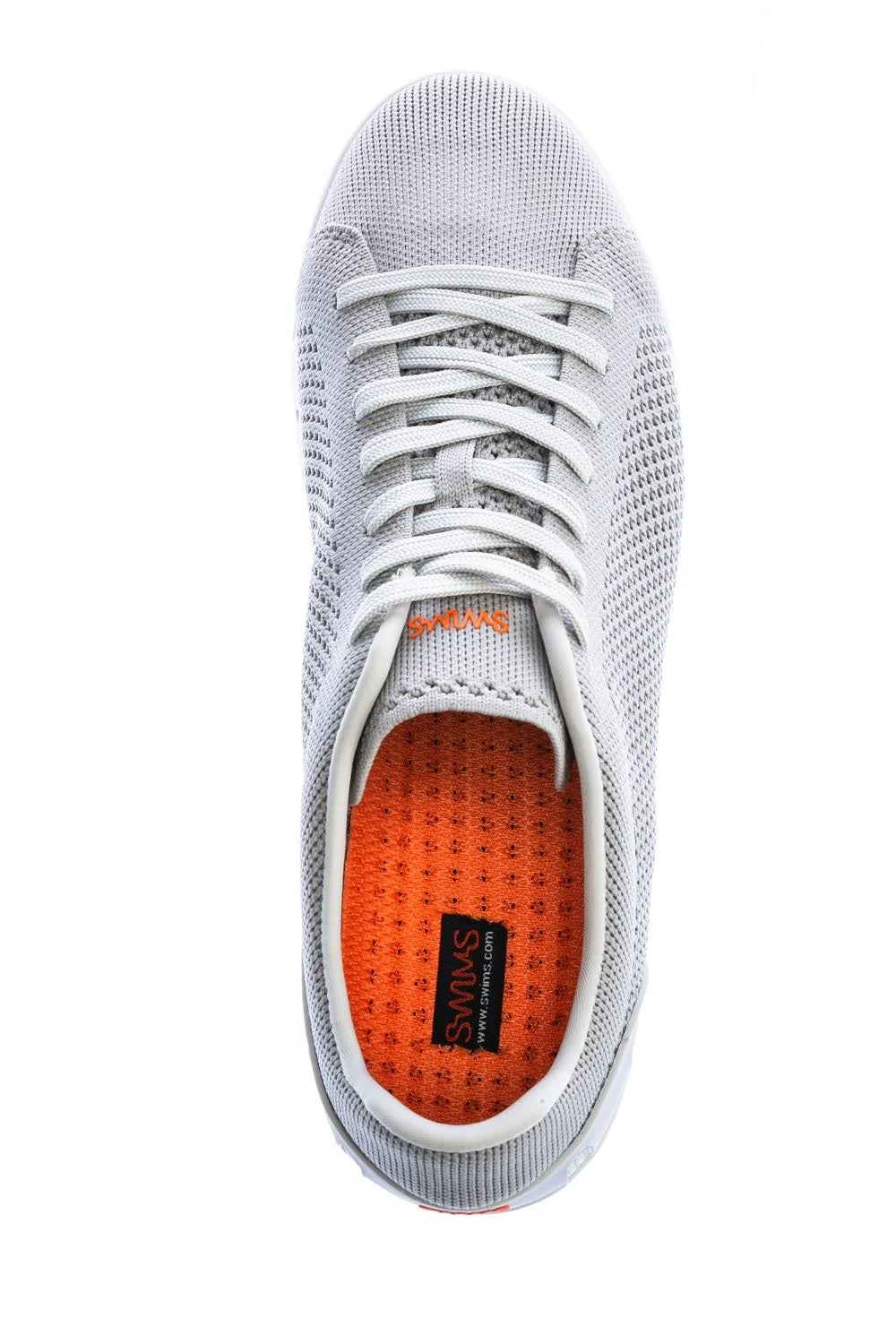 Light Grey/White Tennis Knit Trainers S33896