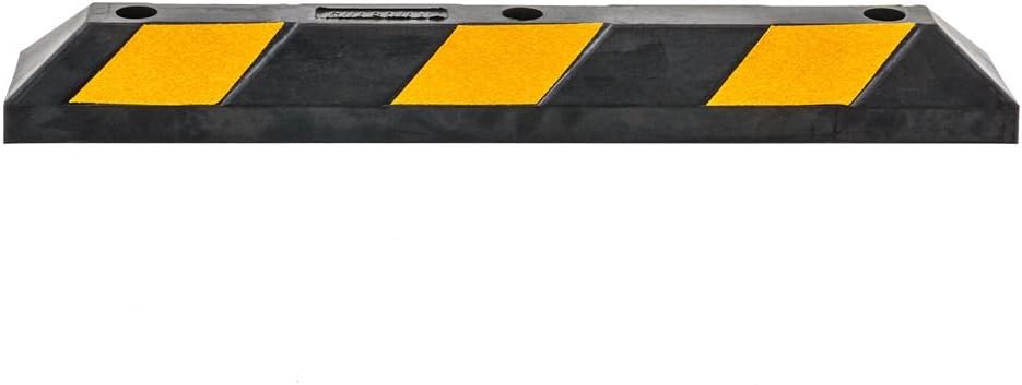 Heavy Duty Rubber Parking Curb 36 Inch x 5.9 Inch Pack of 2 O198