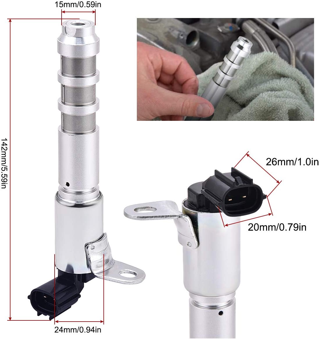 4 Pcs Variable Valve Timing VVT Solenoid Valves X61052