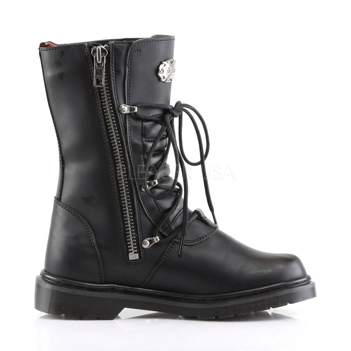 Black Leather Reaper 30 Shoes U96258