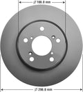 Front Brake Rotor Pack of 2 D680614