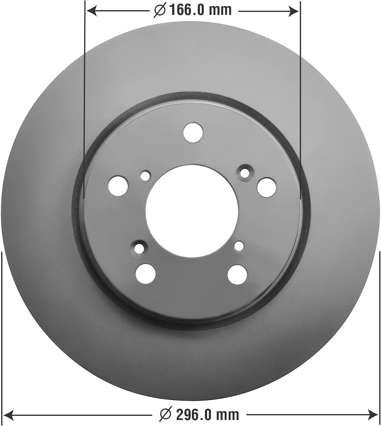 Front Brake Rotor Pack of 2 D680614