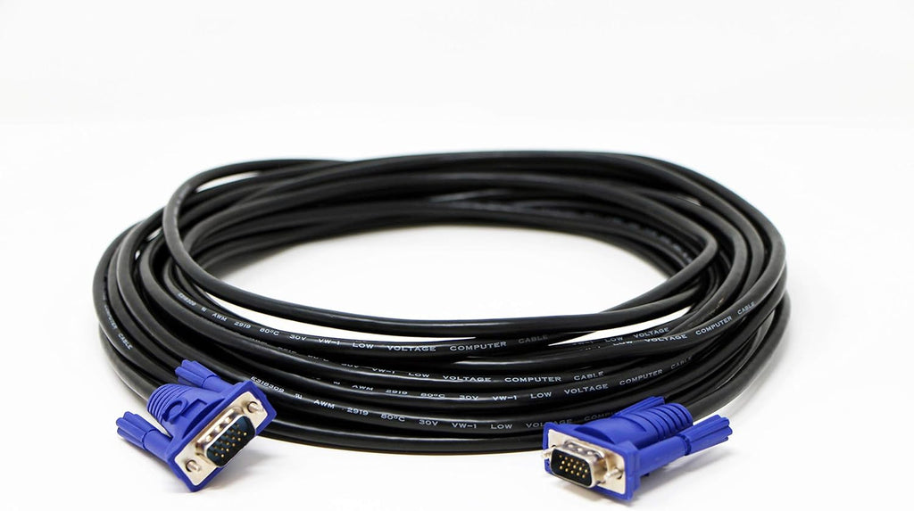 VGA Cable 100ft 15 PIN Pack of 2 G475012