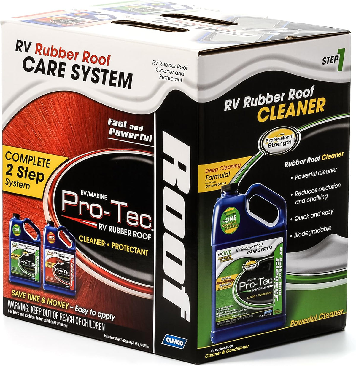 2 Pack RV Rubber Roof Care System I249