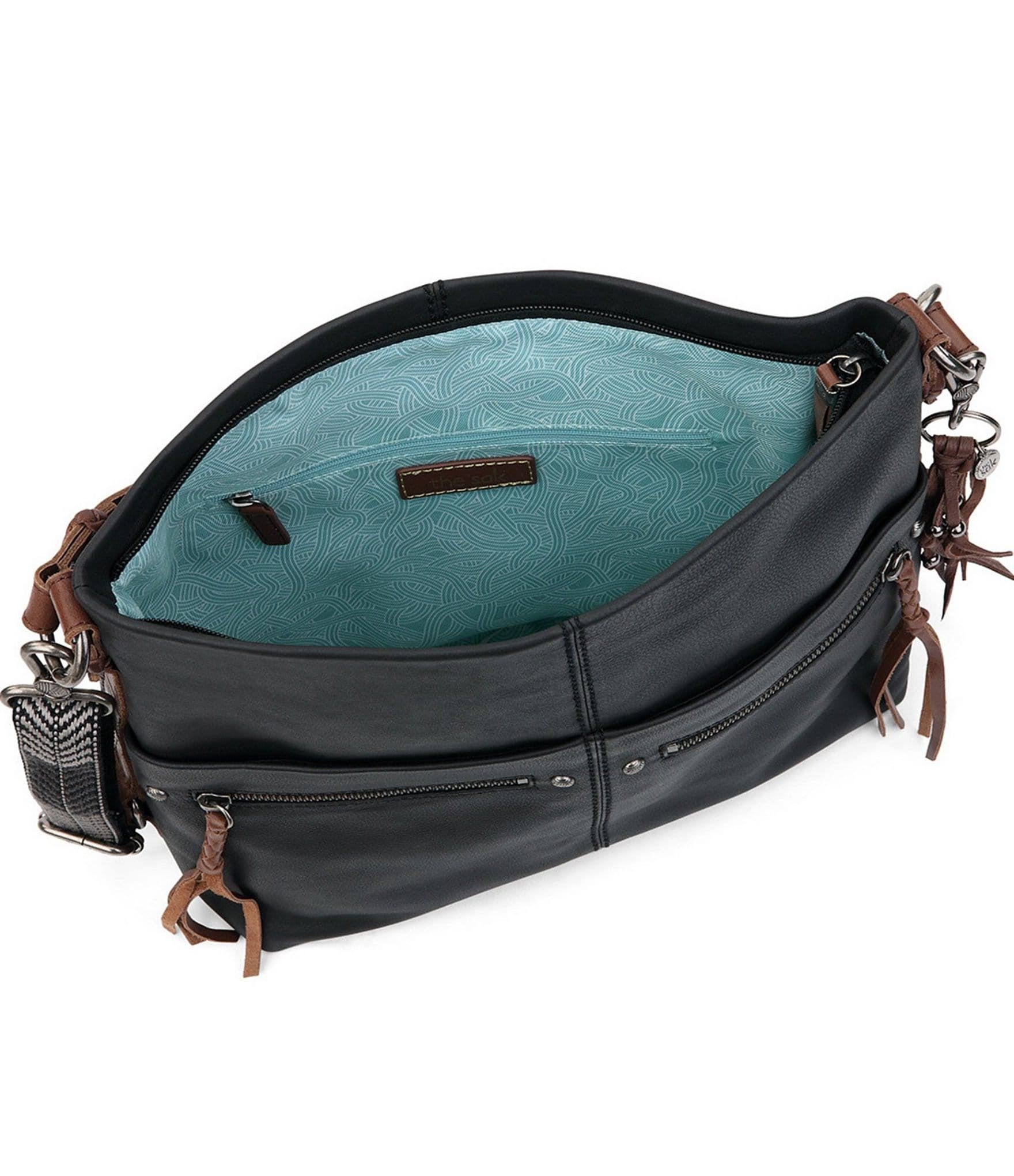 Stone Leather Bucket Bag Y839442