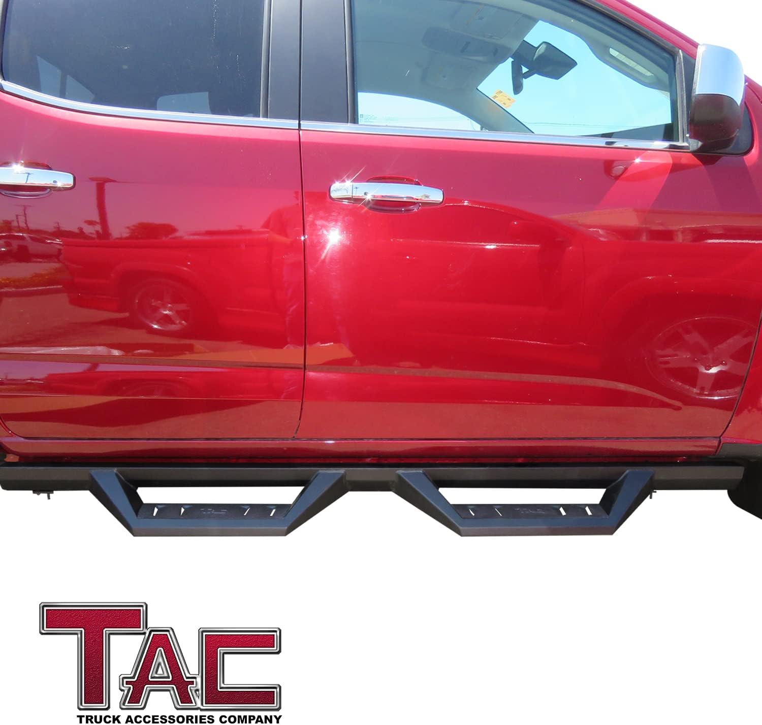 Black Side Steps Nerf Bars Running Boards (2pcs) N984415