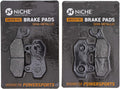 Front Semi-Metallic Brake Pad Set Pack of 2 Z807