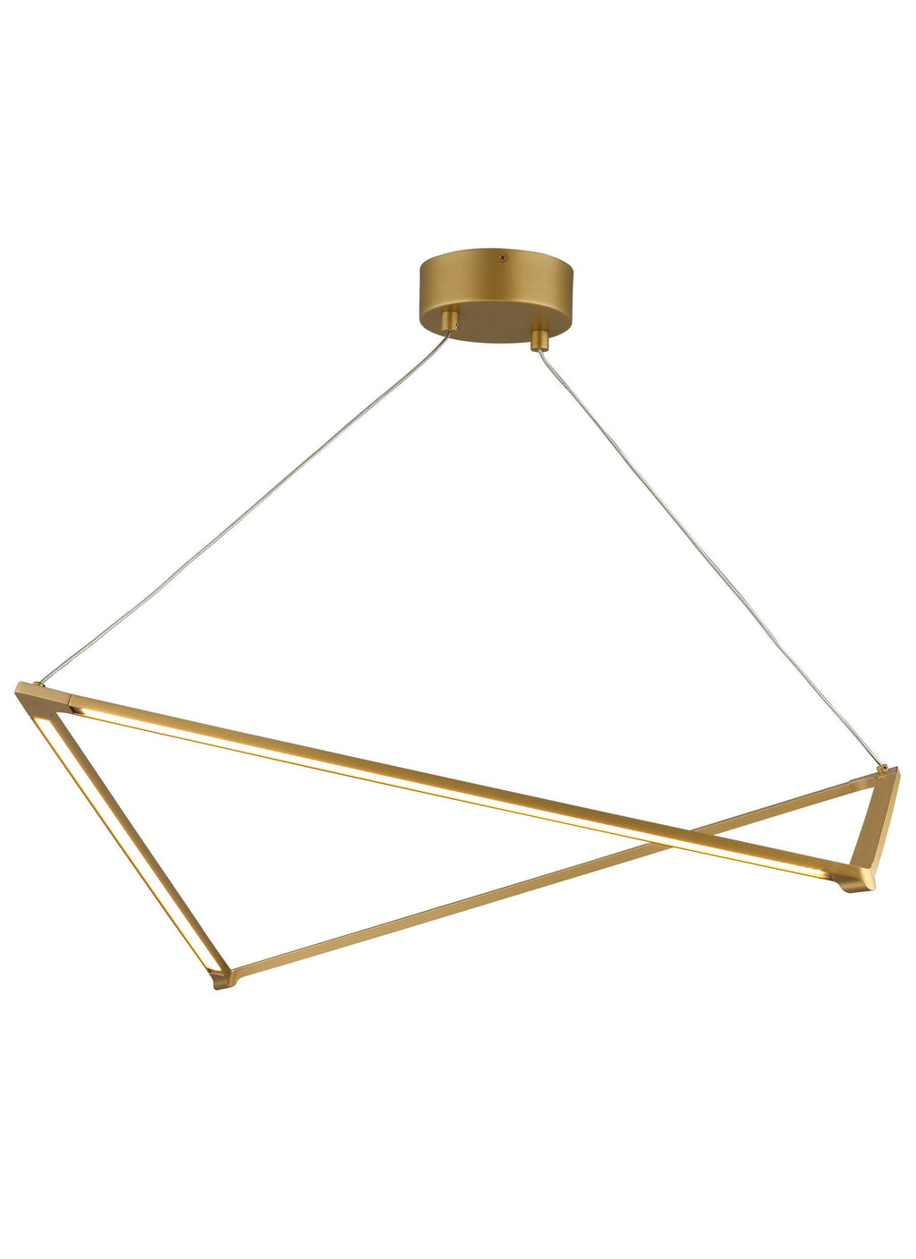Gold LED Linear Suspension P877324