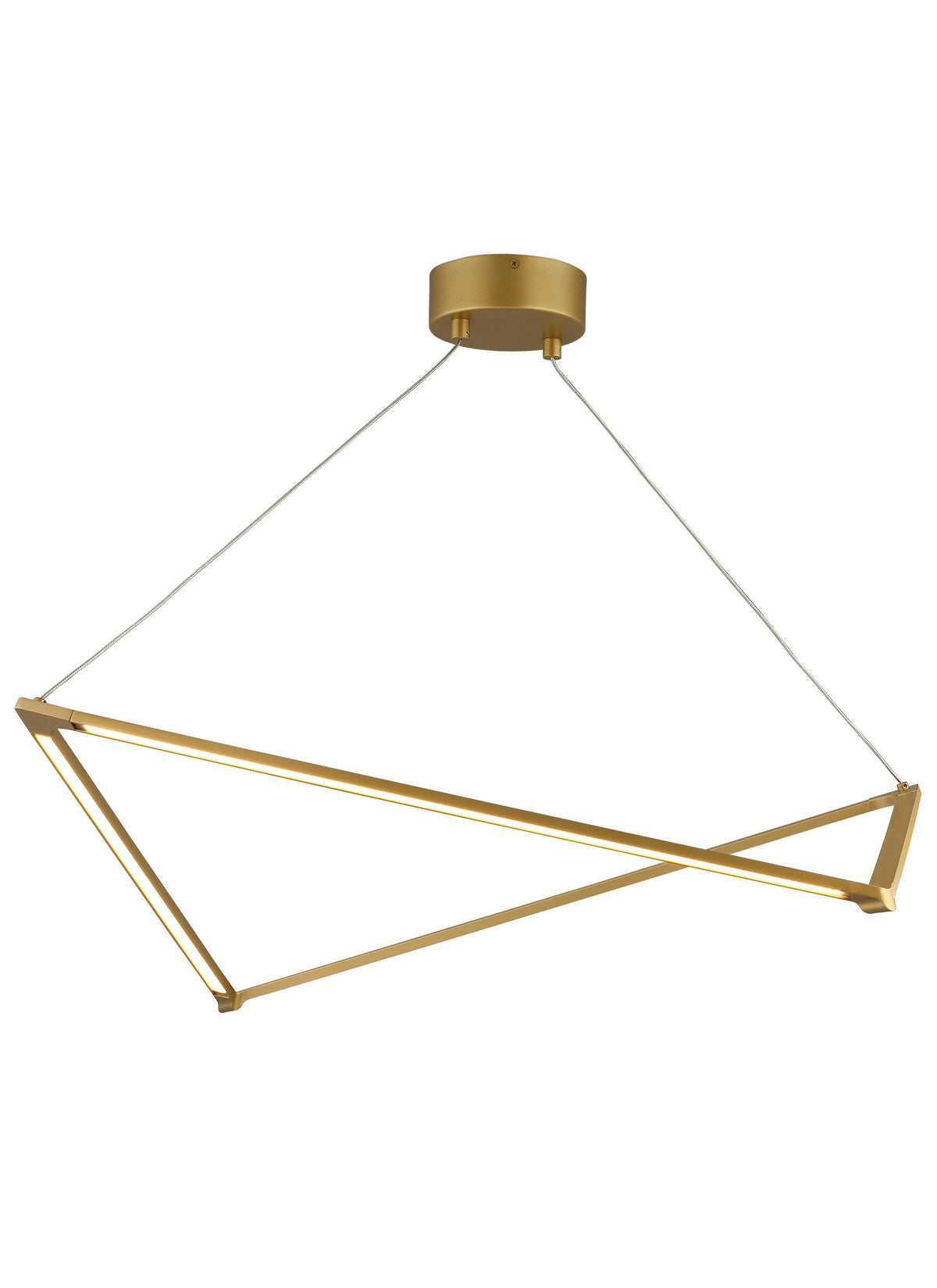 Gold LED Linear Suspension P877324