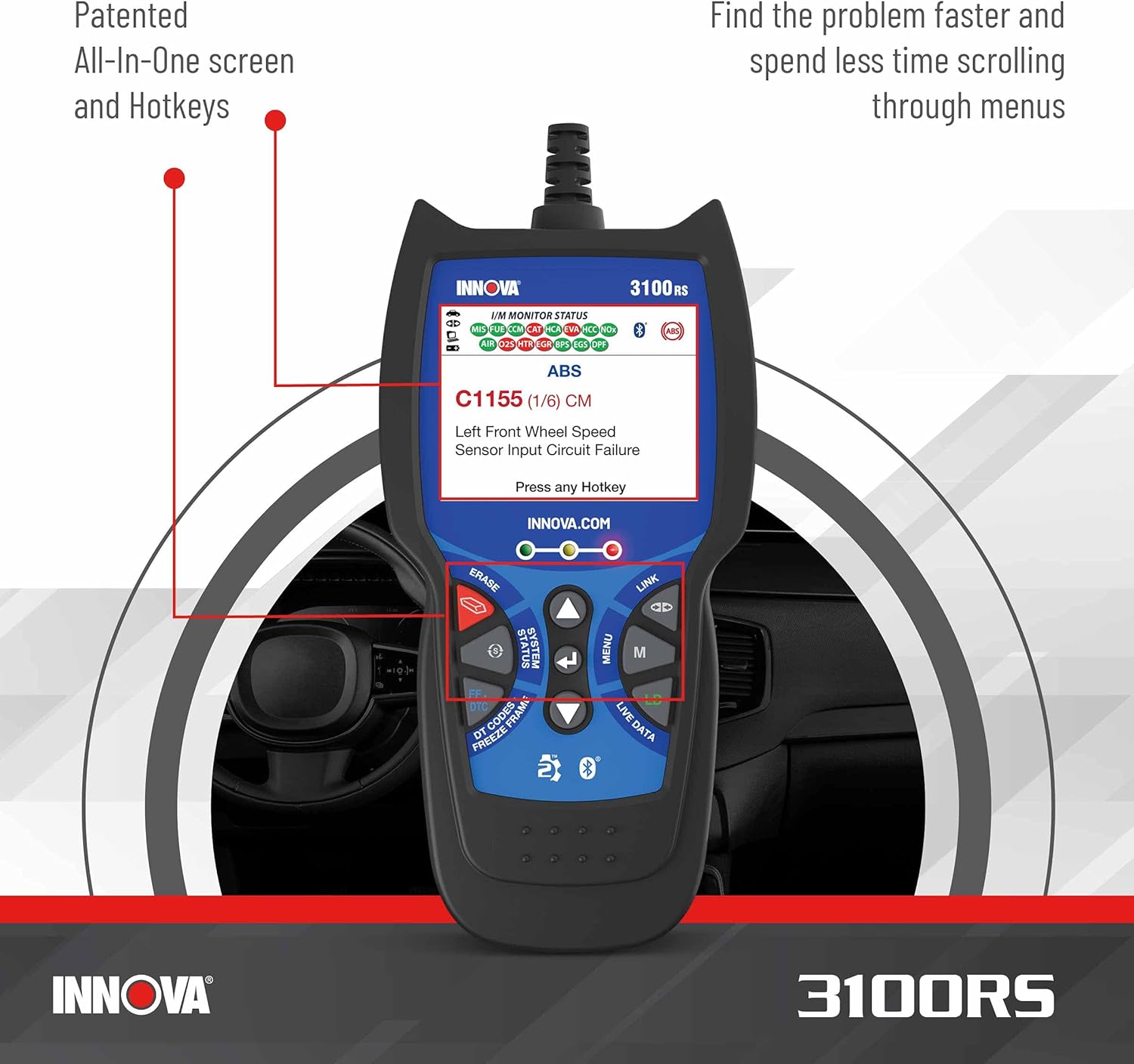 OBD2 Scanner with Live Data T8816