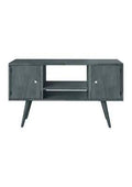 Gray Finish Wood Entertainment Cabinet with Doors K994869