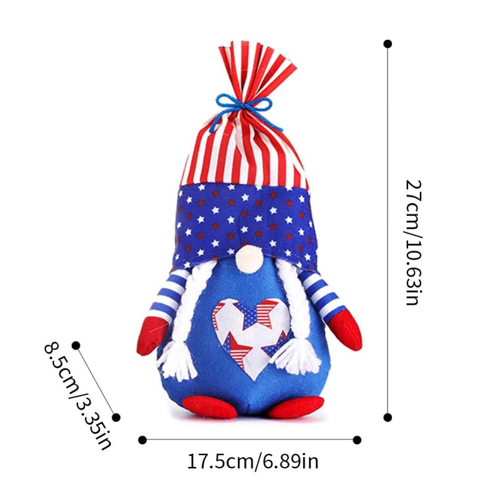 Patriotic Gnome Plush Doll Figures Z99332