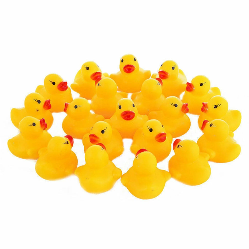 80 Count Mini Rubber Duck Bath Toy O21740