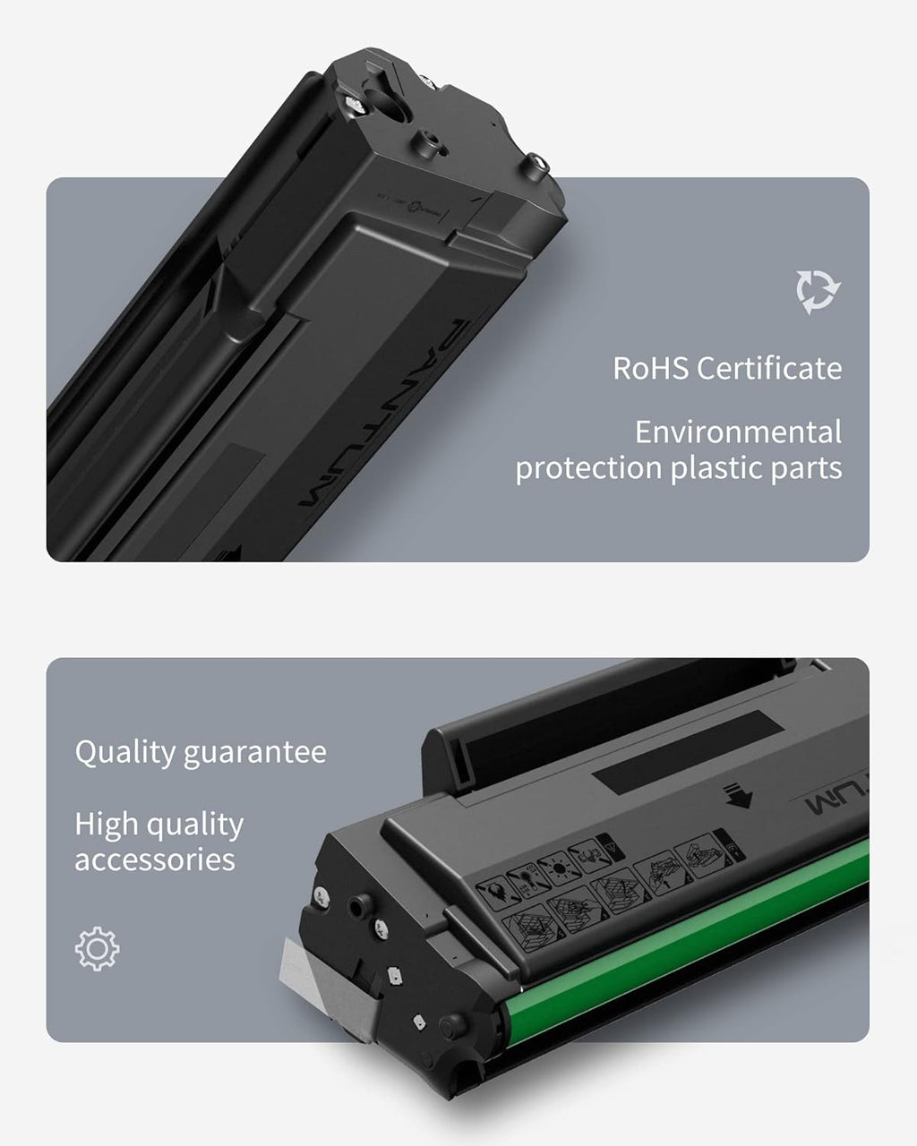 Toner Cartridge for Pantum P2502W, M6552NW, M6602NW Printer, 1,600 Page H100
