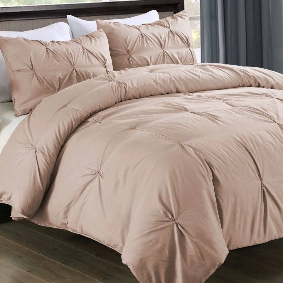 Purple Twin 2 Piece Pintuck Comforter Mini Set G9561