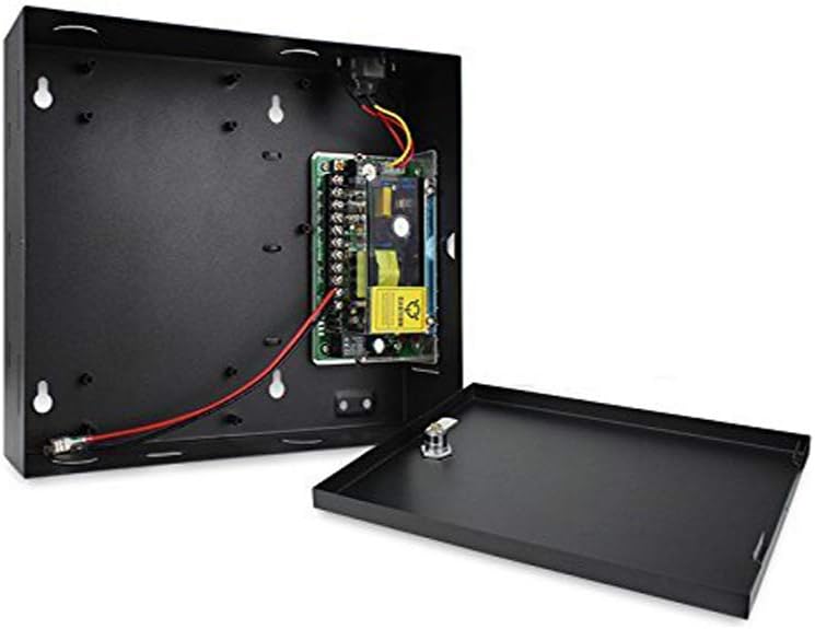 4 Doors TCP/IP RFID Access Control Systems with Keypad Reader 110V Power Supply Box E821197