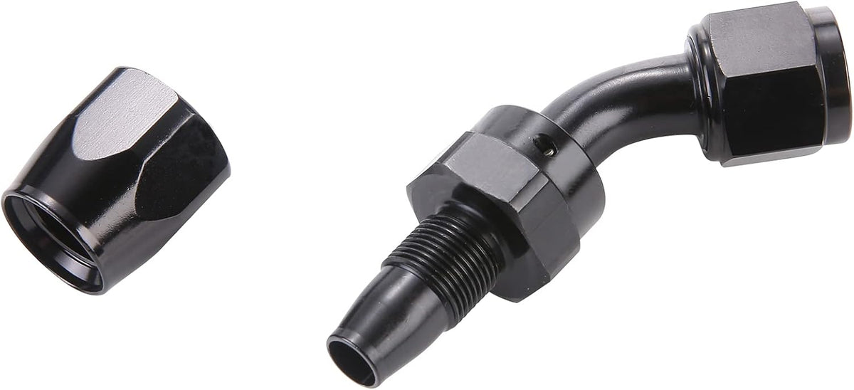6AN 20FT Nylon Stainless Steel Braided Fuel Line Hose with 10PCS 6AN Swivel Adapter Kit J71022