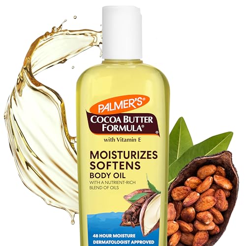 Cocoa Butter Moisturizing Body Oil with Vitamin E, 8.5 Ounces B46953