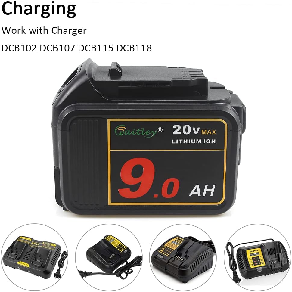 20V MAX 9.0Ah Lithium Ion Battery Pack of 2 I2104