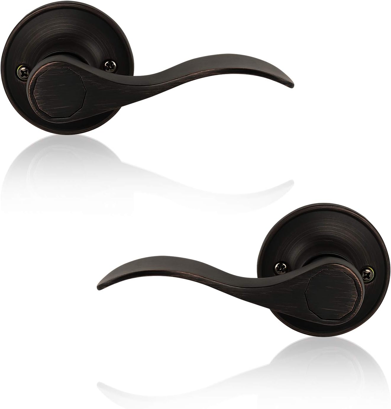 10 Pack Oil Rubbed Bronze Door Handles F577