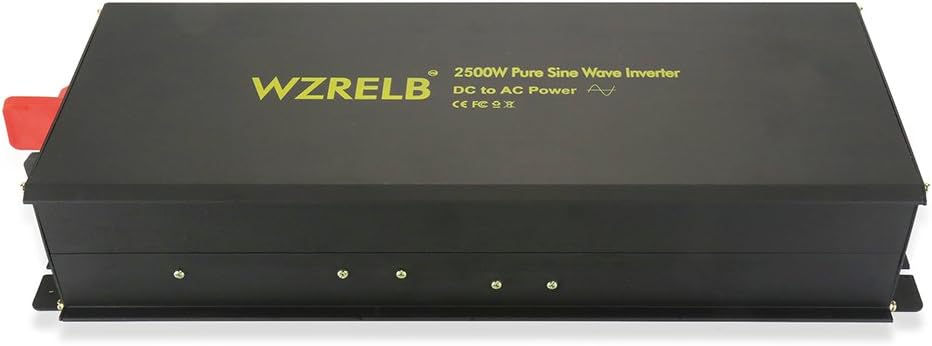 2500W Pure Sine Wave Power Inverter 12V 120V DC AC Converter K42814