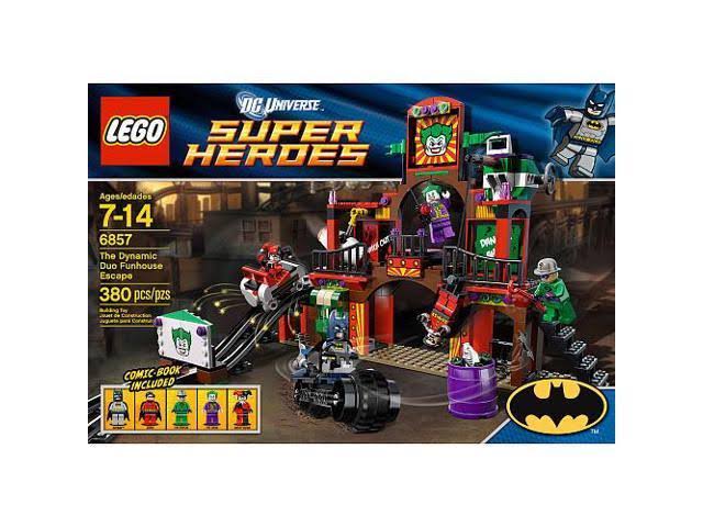LEGO DC Comics Super Heroes 6857 - The Dynamic Duo Funhouse Escape Q462
