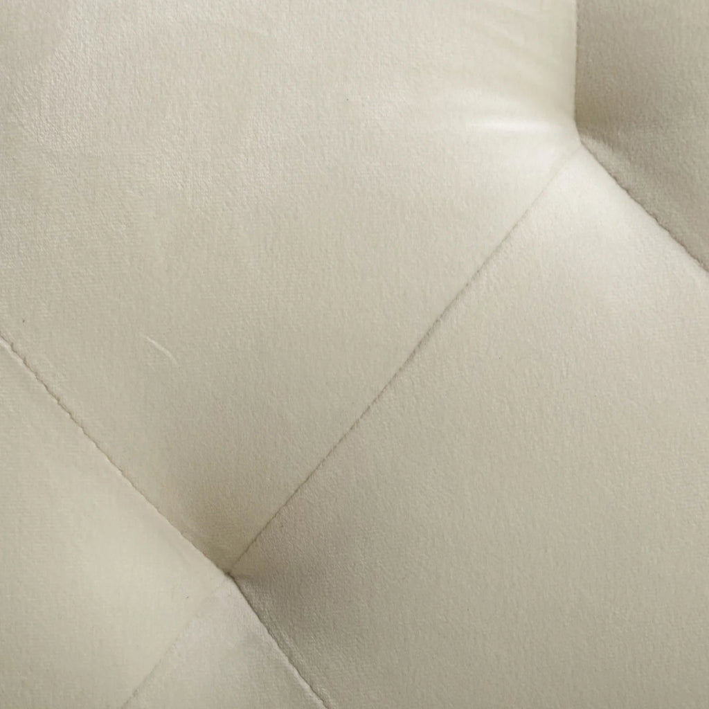 Beige Velvet Futon Sofa Bed with Pillows C630109