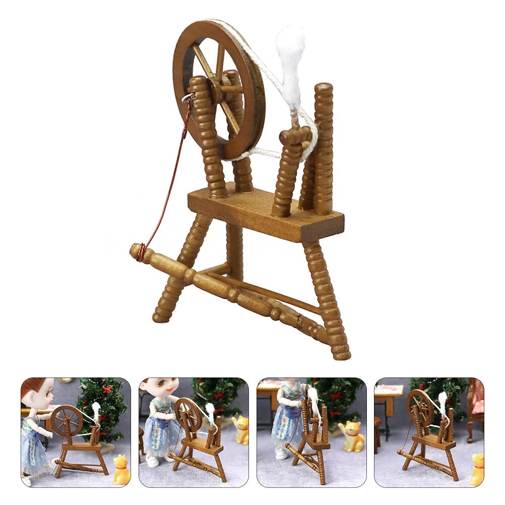 1pc Miniature Textile Making Car Playhouse Furniture Child Toy T695985