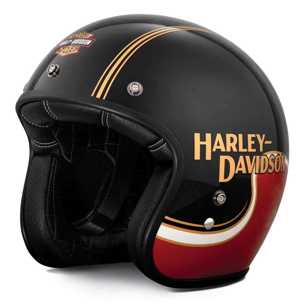 Black 3/4 Motorcycle Helmet B7018