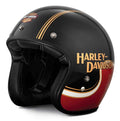 Black 3/4 Motorcycle Helmet B7018