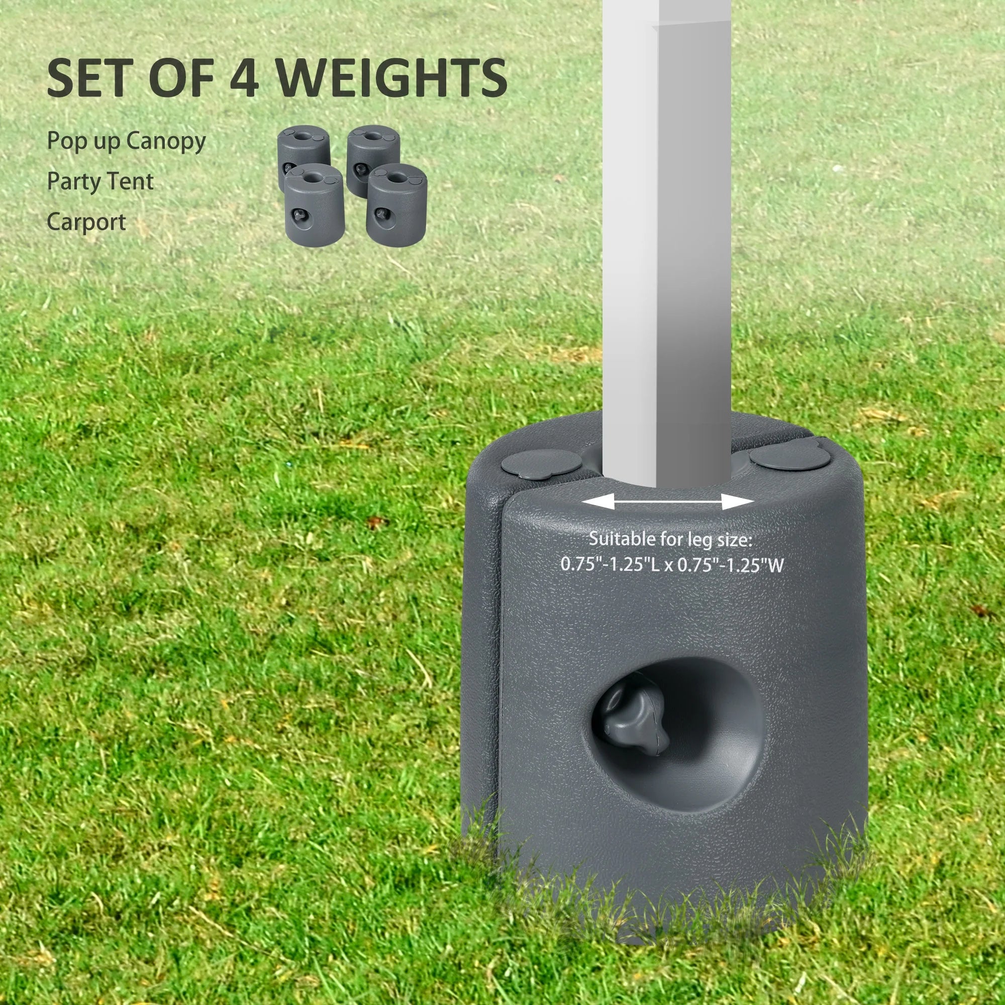 Set of 4 Tent Weights A347