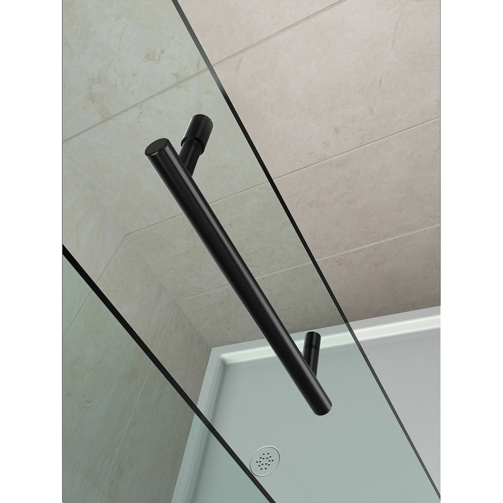 Frameless Shower Enclosure, 32x22 x 34x22 x 72 M6570