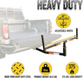 Hitch Mount Pick Up Truck Bed Extender, Black, 37 x 19 x 3 inches, Pack of 2 K5005