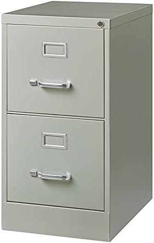 Light Gray Metal 2 Drawer Vertical File Cabinet F788