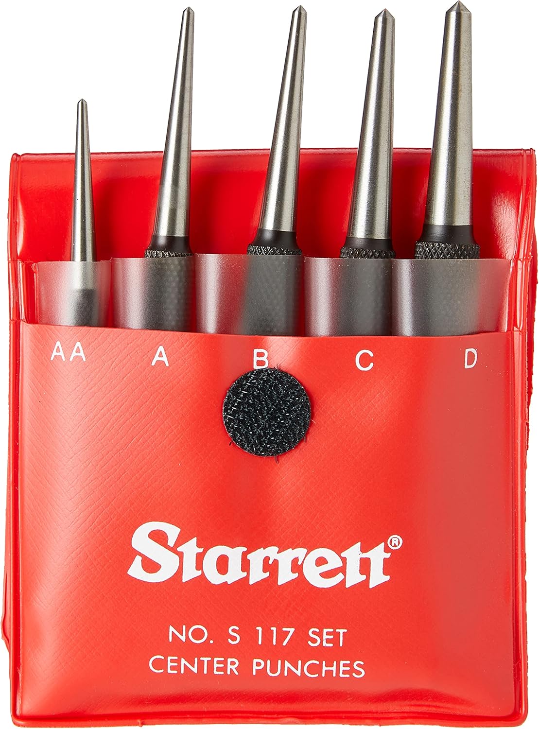 Center Punch Set, Set of 5, Hardened Tempered Steel M772