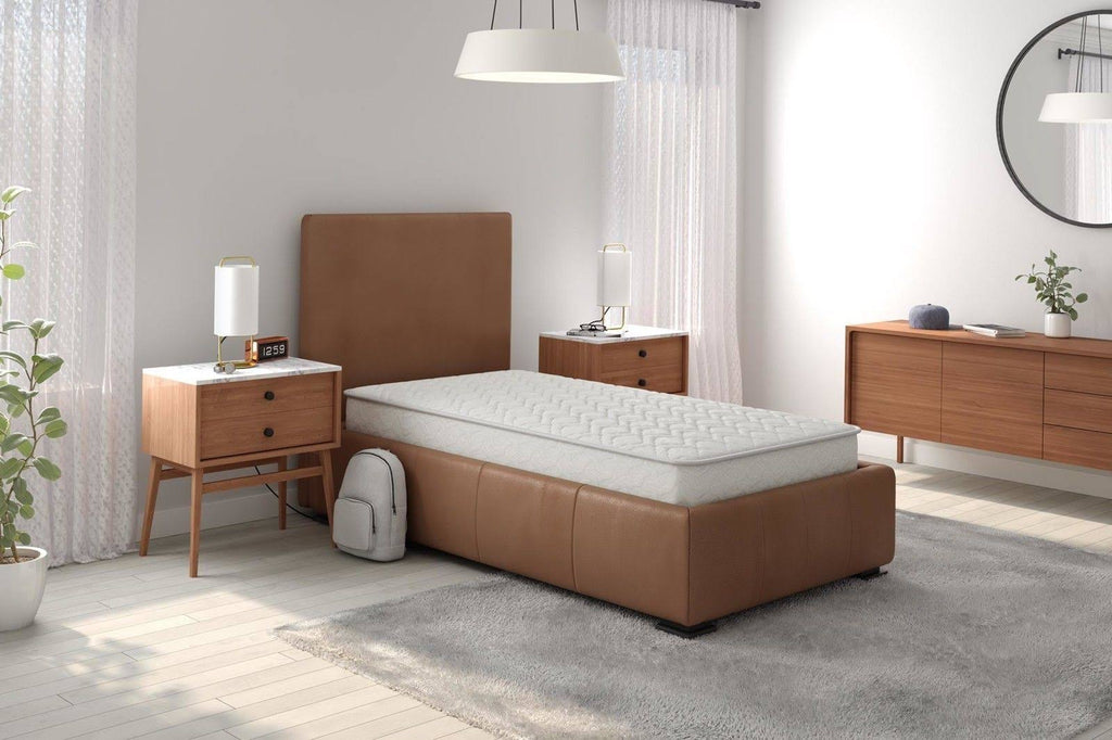 White Twin 8 inch Independently Encased Coil Mattress N948670