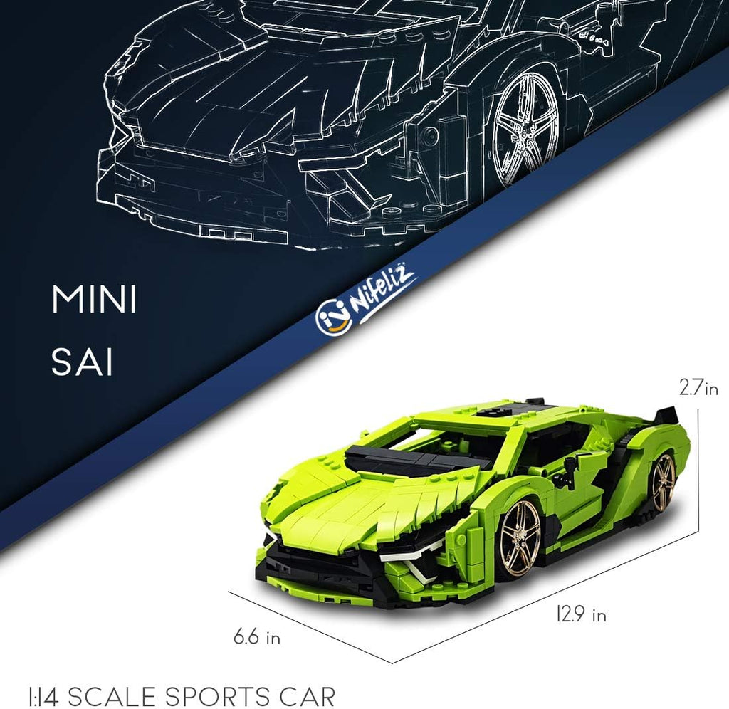 1:14 Scale Sports Car Building Blocks Model (1133 Pcs) Z146