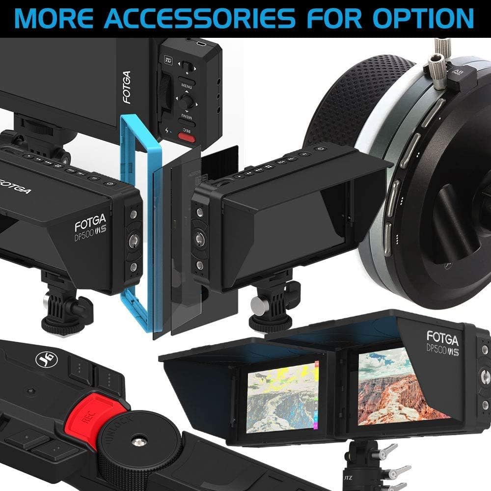 5 Inch 2000 nit Touch Screen Camera Field Monitor with 4K HDMI in/Out O490112